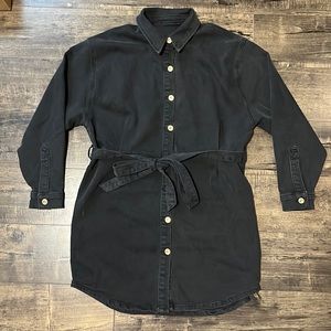 Macys Denim Coat Size XS